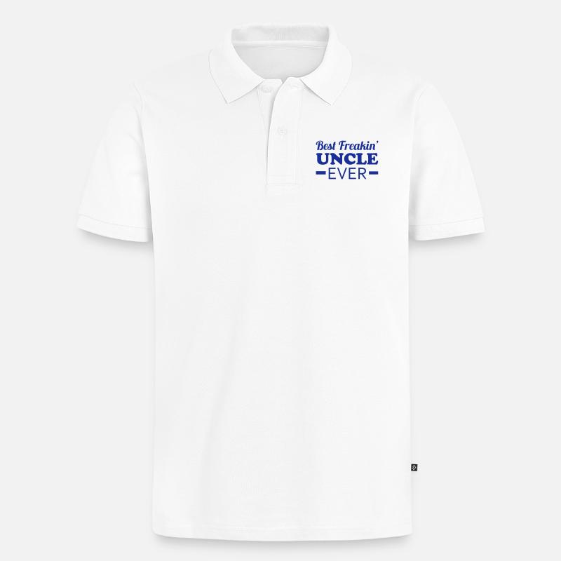 Uncle - Polo bio Premium Homme - blanc