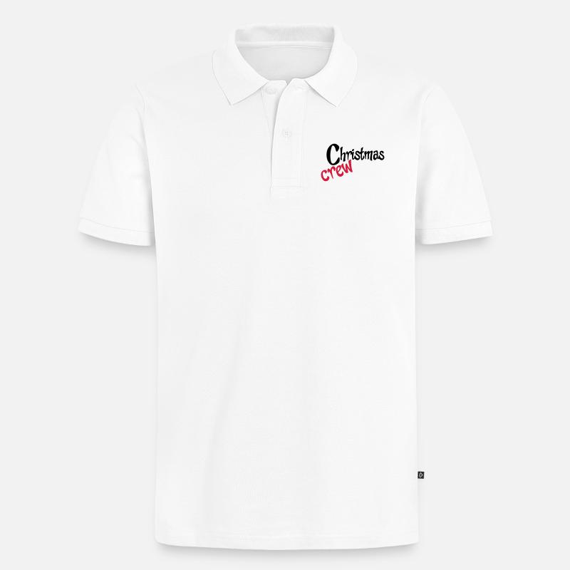 Noël - Polo bio Premium Homme - blanc