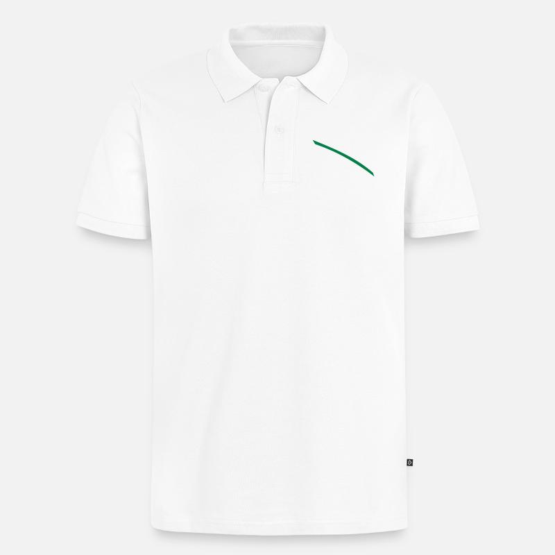 Vert tiret - Polo bio Premium Homme - blanc