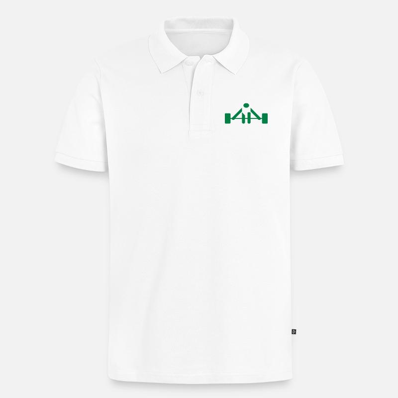 _weight_01 - Polo bio Premium Homme - blanc