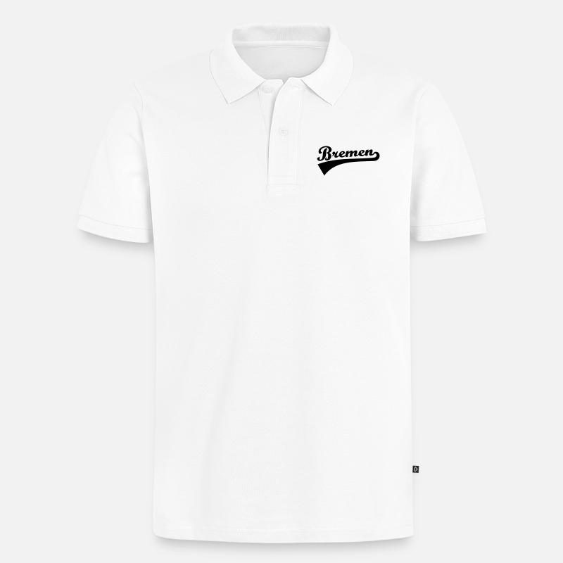 Bremen - Männer Premium Bio Polo Shirt - Weiß