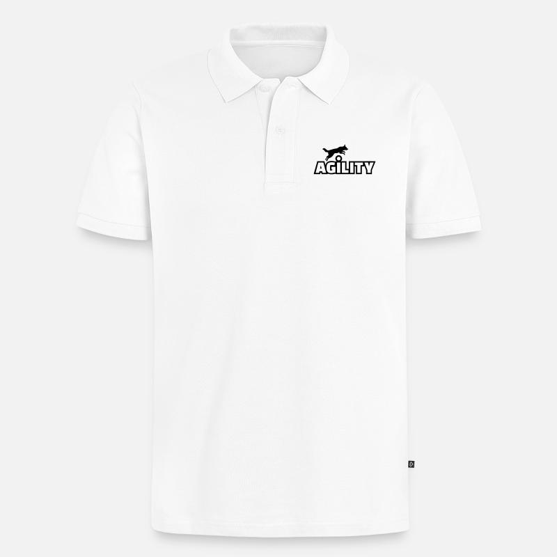Agility - Polo bio Premium Homme - blanc