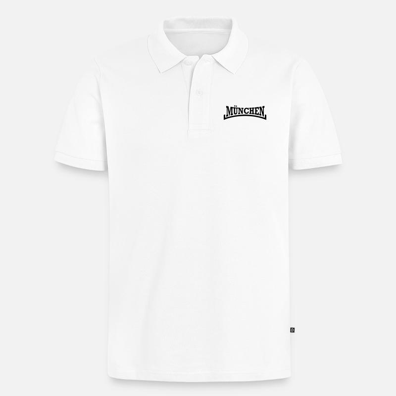 Munich style - Polo bio Premium Homme - blanc