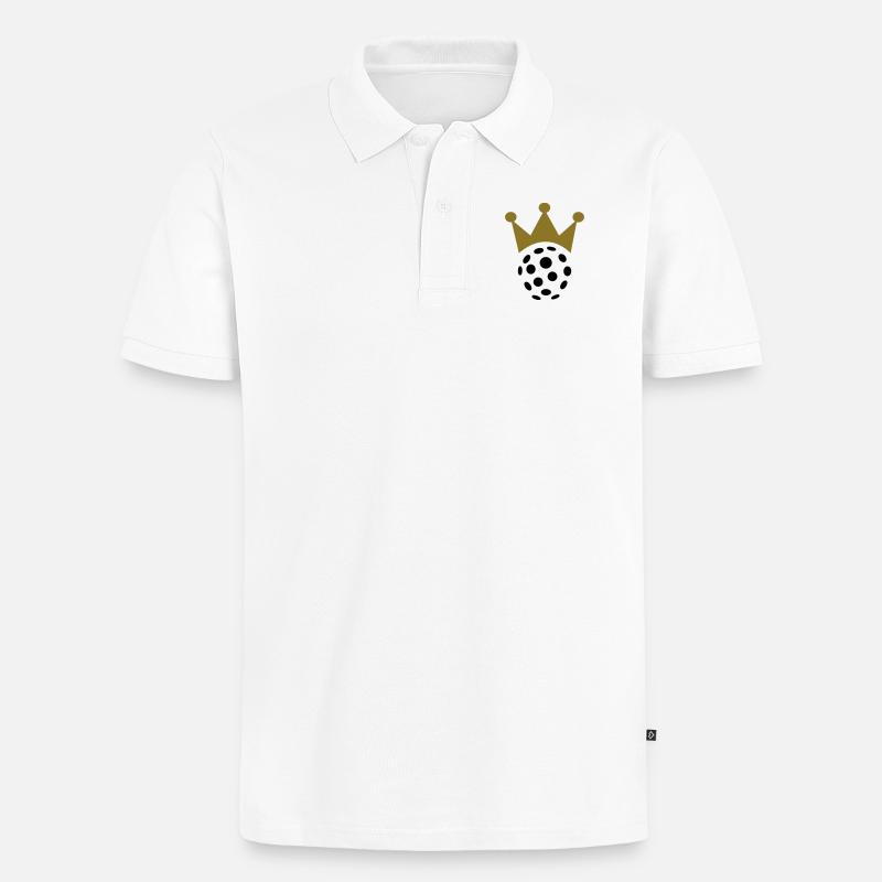 Floorball - Polo bio Premium Homme - blanc