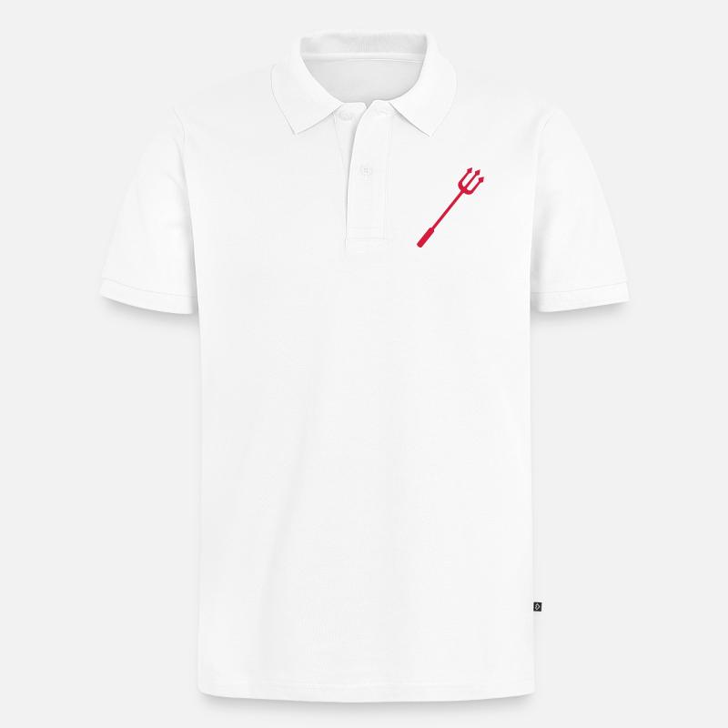 Trident - Polo bio Premium Homme - blanc