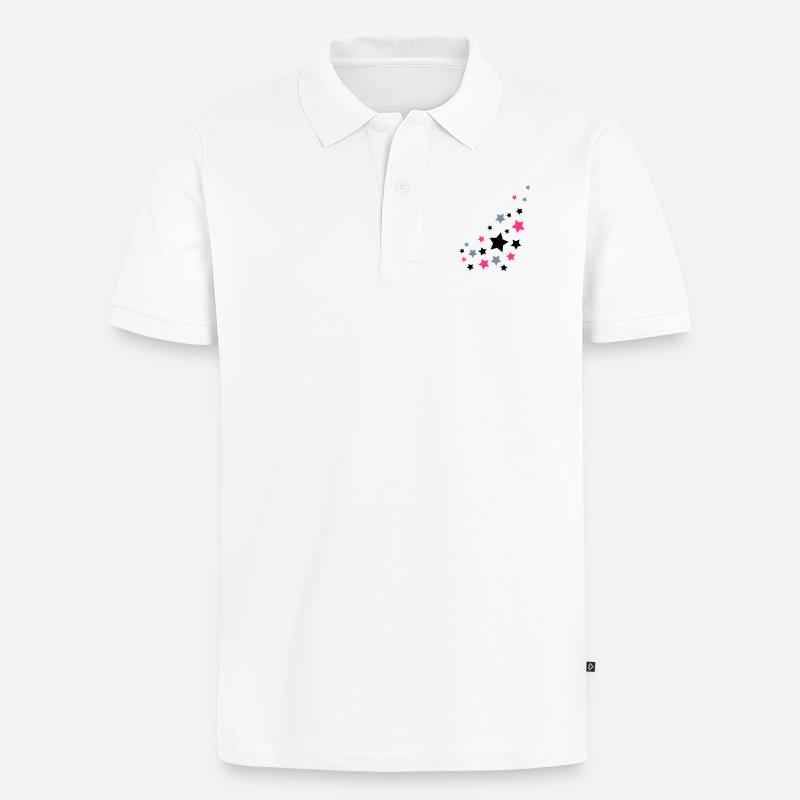 Étoiles - Etoiles - Espace - Polo bio Premium Homme - blanc