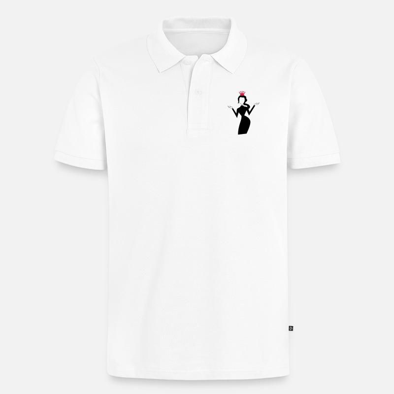 Topmodel - Männer Premium Bio Polo Shirt - Weiß