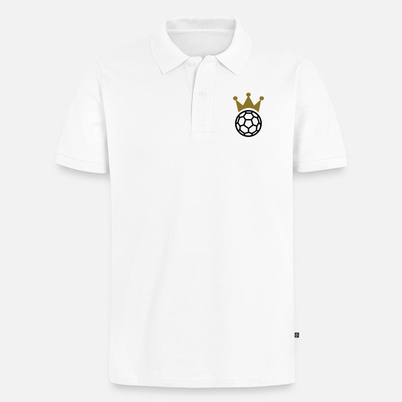 Handball - Polo bio Premium Homme - blanc