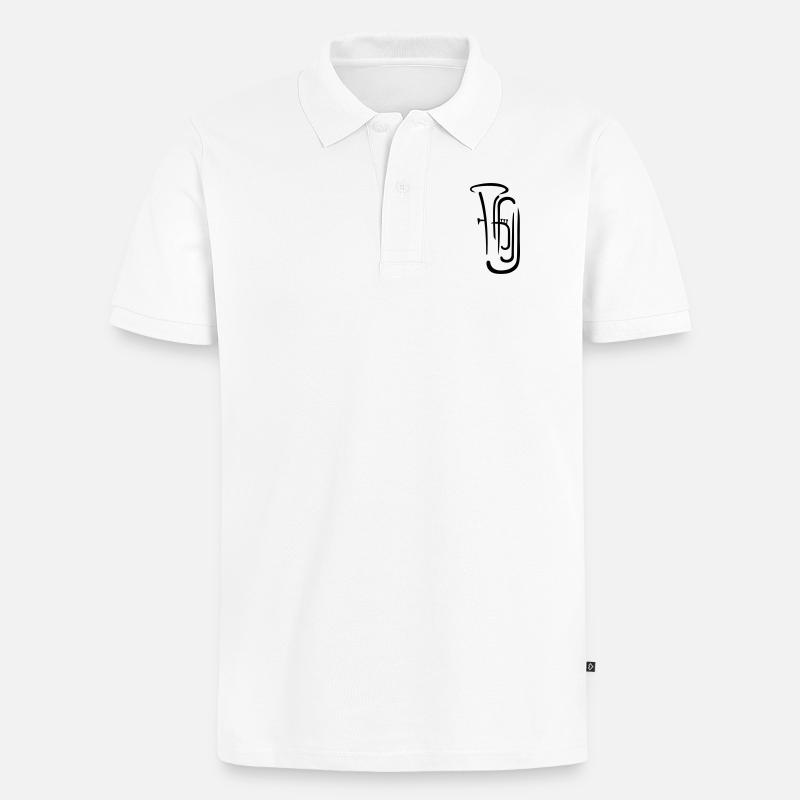 Tuba - Polo bio Premium Homme - blanc