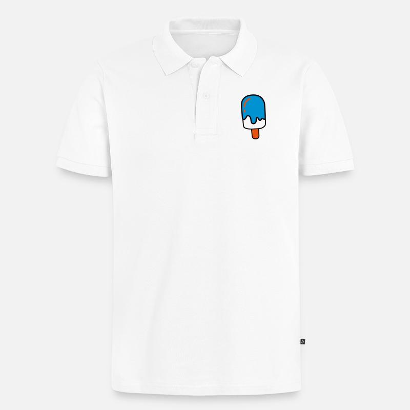 Eskimo Limon - Polo bio Premium Homme - blanc