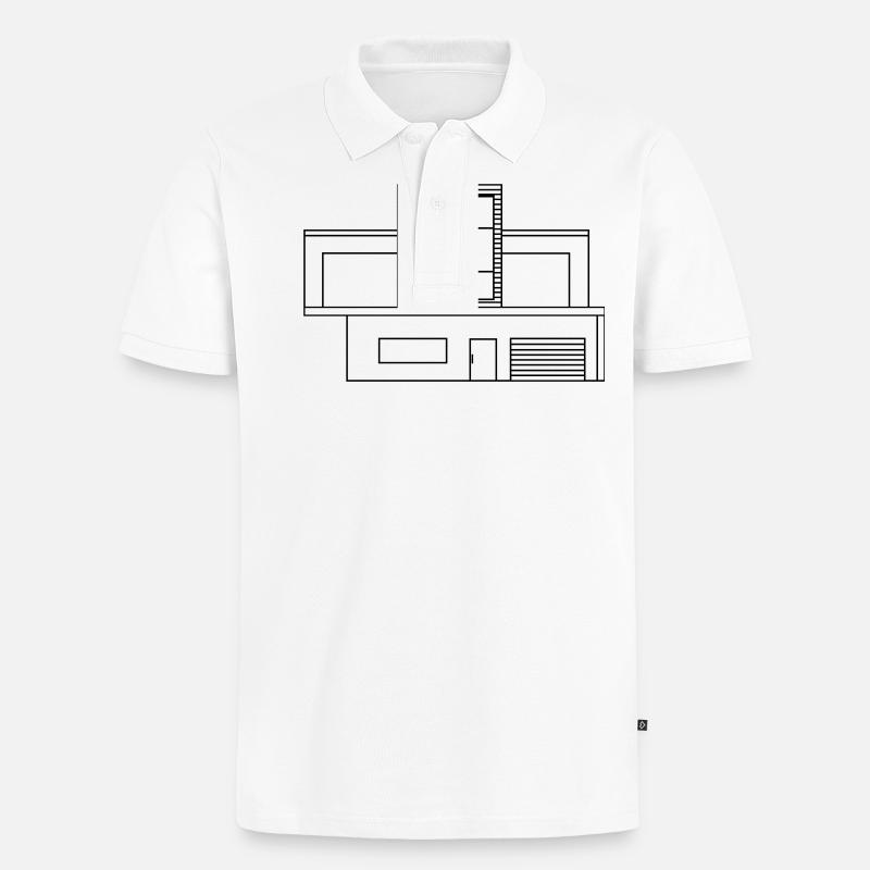 Maison moderne - Polo bio Premium Homme - blanc
