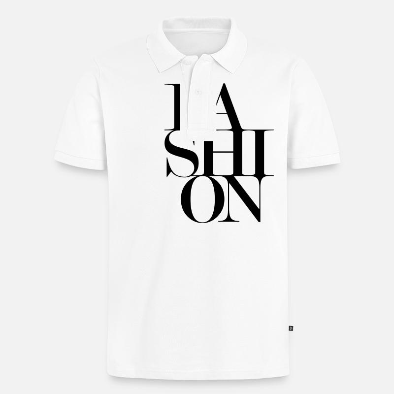 MODE de la mode - Polo bio Premium Homme - blanc