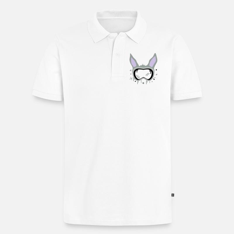 Ski Bunny - Polo bio Premium Homme - blanc
