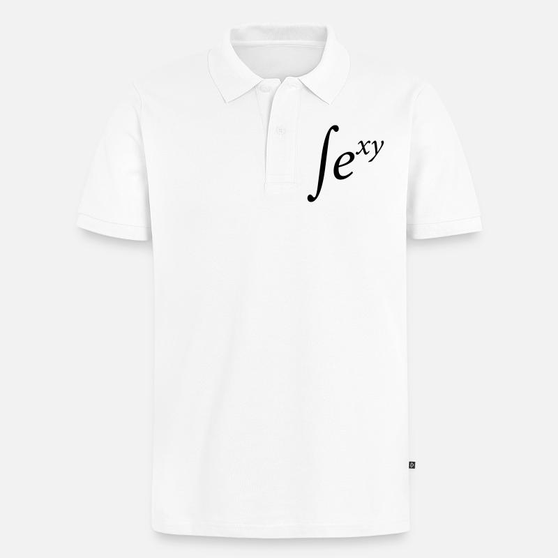Math sexy - Polo bio Premium Homme - blanc
