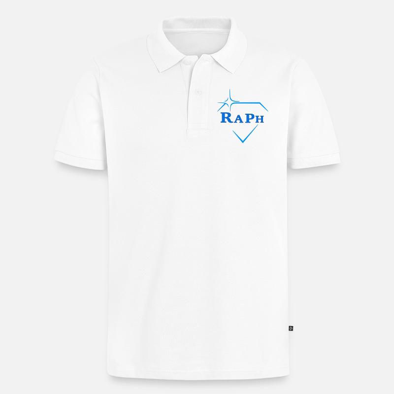 Raph - Polo bio Premium Homme - blanc