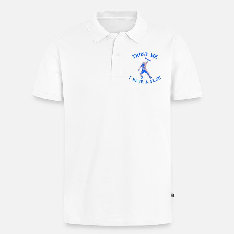Blague d’architecture - Polo bio Premium Homme - blanc