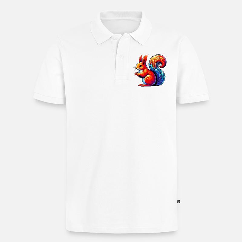 Écureuil - Polo bio Premium Homme - blanc