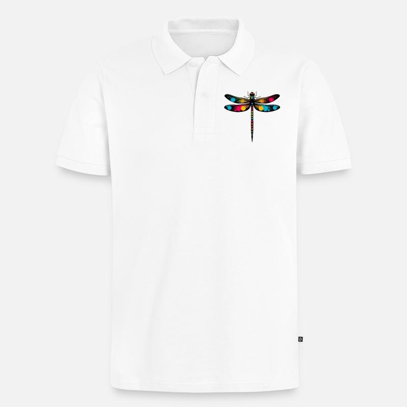 Libellule - Polo bio Premium Homme - blanc