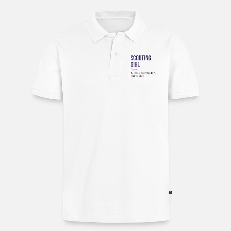 éclaireur - Polo bio Premium Homme - blanc