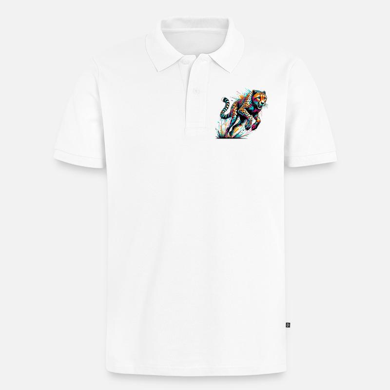 Guépard - Polo bio Premium Homme - blanc