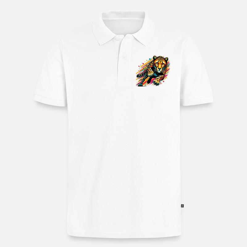 Guépard - Polo bio Premium Homme - blanc