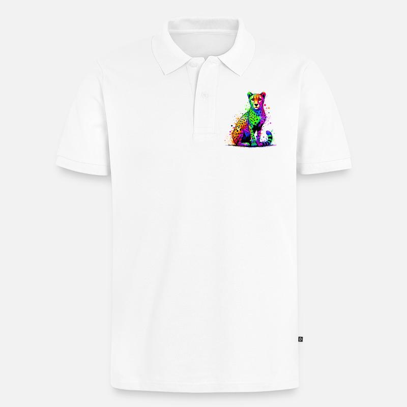 Guépard - Polo bio Premium Homme - blanc