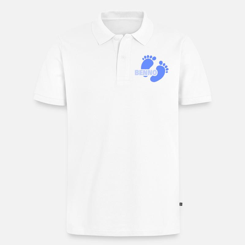Naissance de Benno - Polo bio Premium Homme - blanc