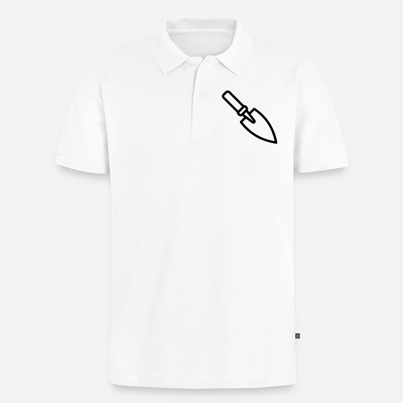 Kelle - Männer Premium Bio Polo Shirt - Weiß
