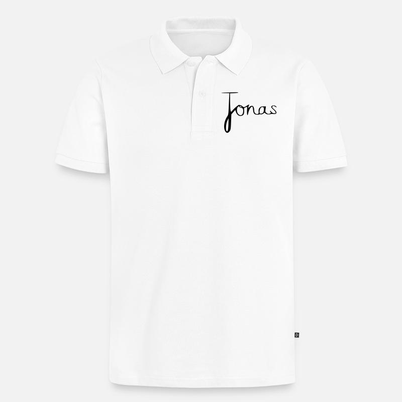 Jonas - Polo bio Premium Homme - blanc
