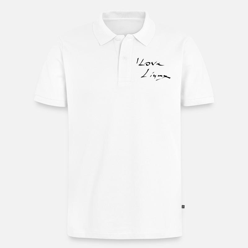 Linux, Software, programmieren - Männer Premium Bio Polo Shirt - Weiß