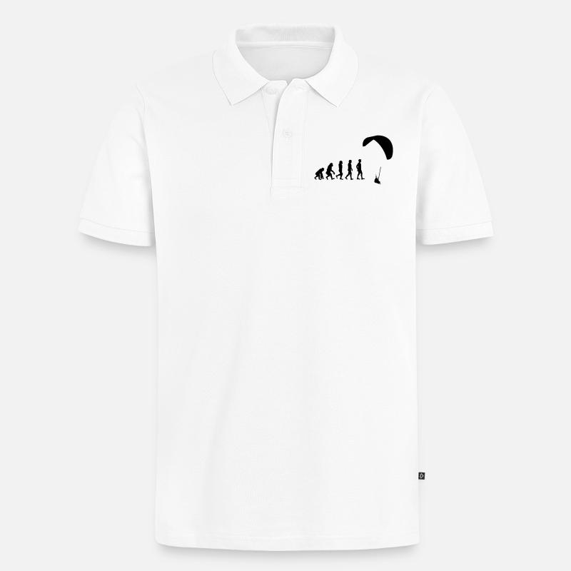 Planeur de l’évolution - Polo bio Premium Homme - blanc