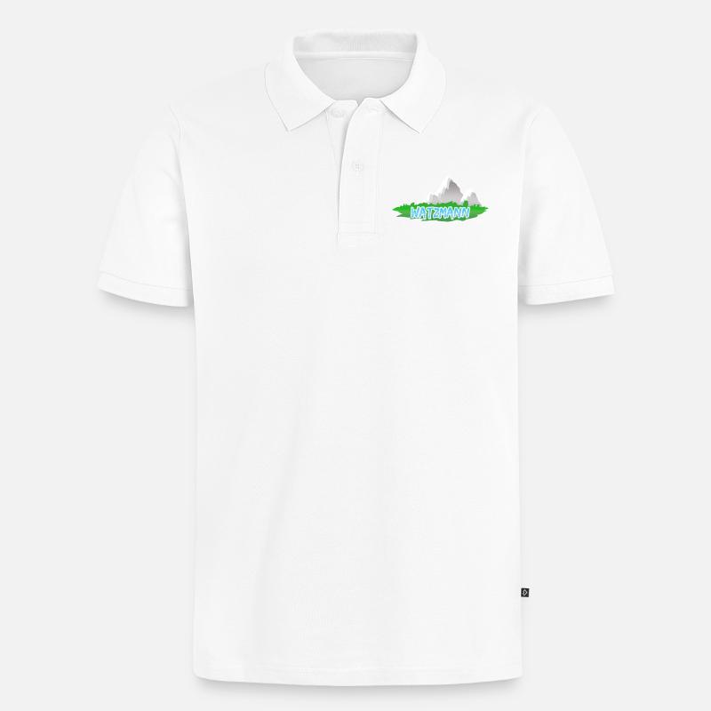 Watzmann Watzmann - Polo bio Premium Homme - blanc