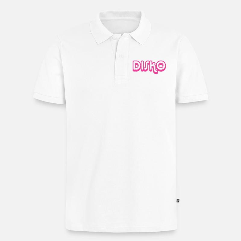 DISCO Nicki - Polo bio Premium Homme - blanc