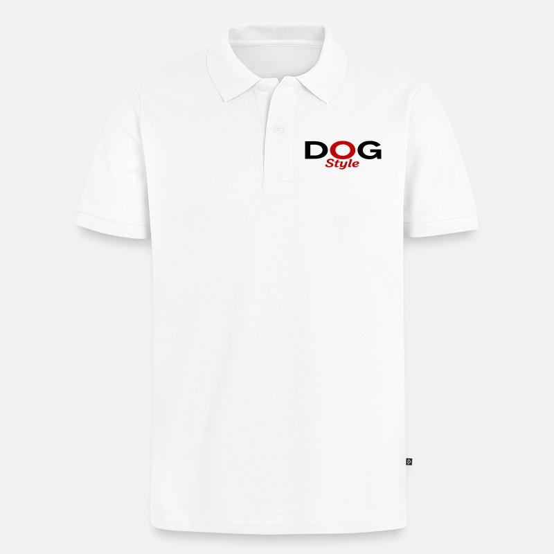 Dogstyle - Polo bio Premium Homme - blanc