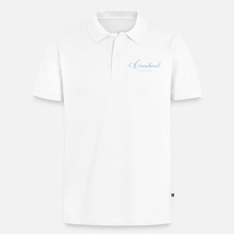 COURCHEVEL - Polo bio Premium Homme - blanc