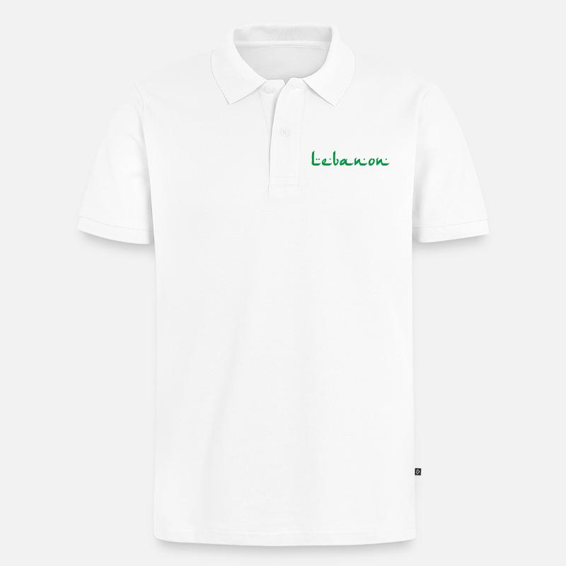 Liban - Polo bio Premium Homme - blanc