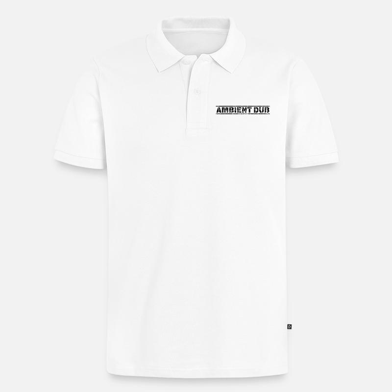 Ambient Dub - Männer Premium Bio Polo Shirt - Weiß