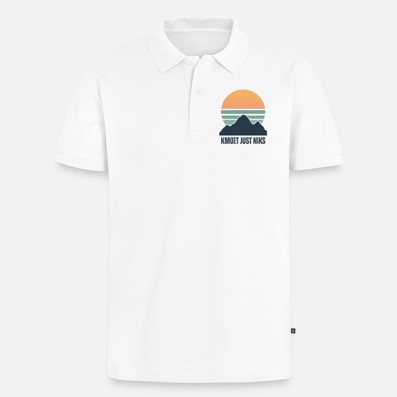 Kmoet just nothing, Dialecte anversois Chemises - Polo bio Premium Homme - blanc