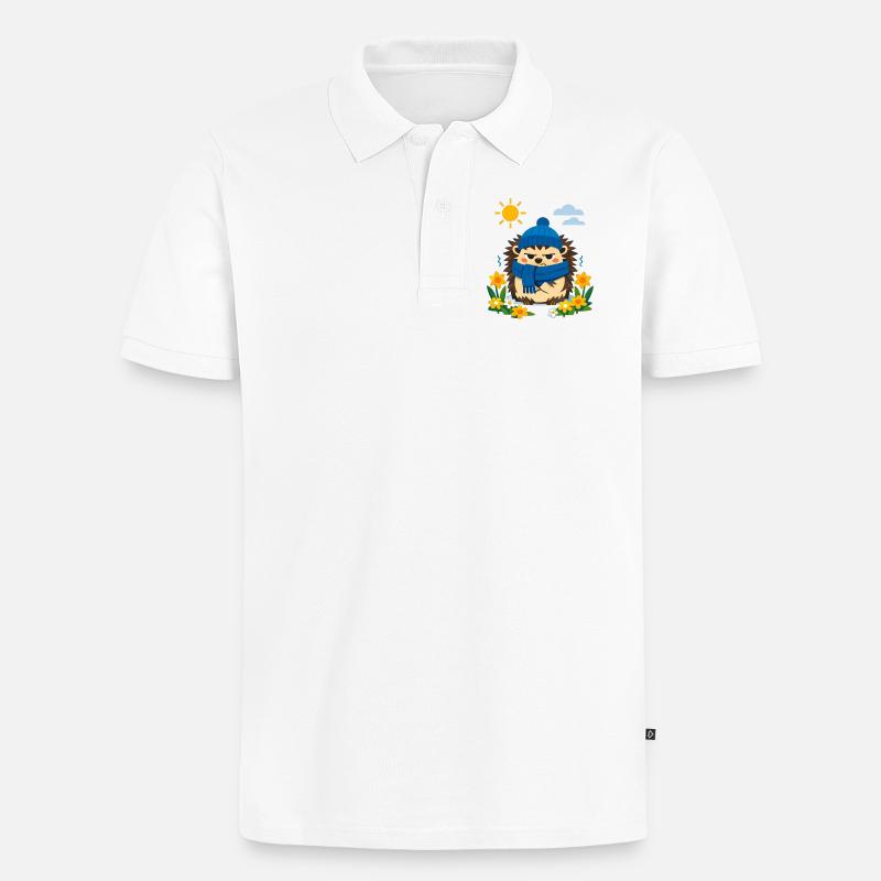 Printemps ? Non commandé ! - Polo bio Premium Homme - blanc