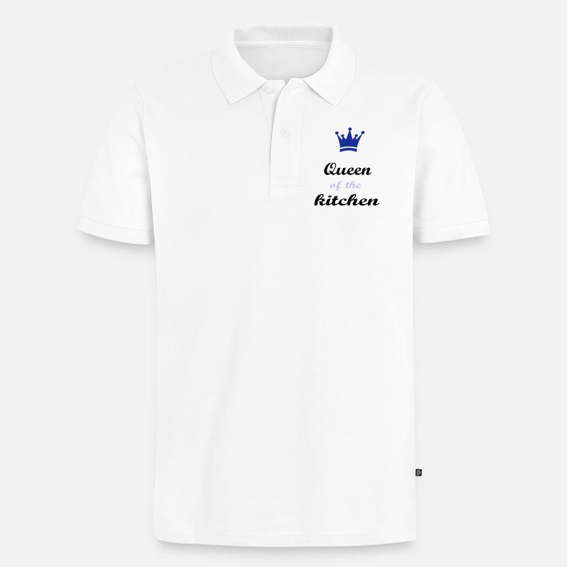 Kochen - Männer Premium Bio Polo Shirt - Weiß