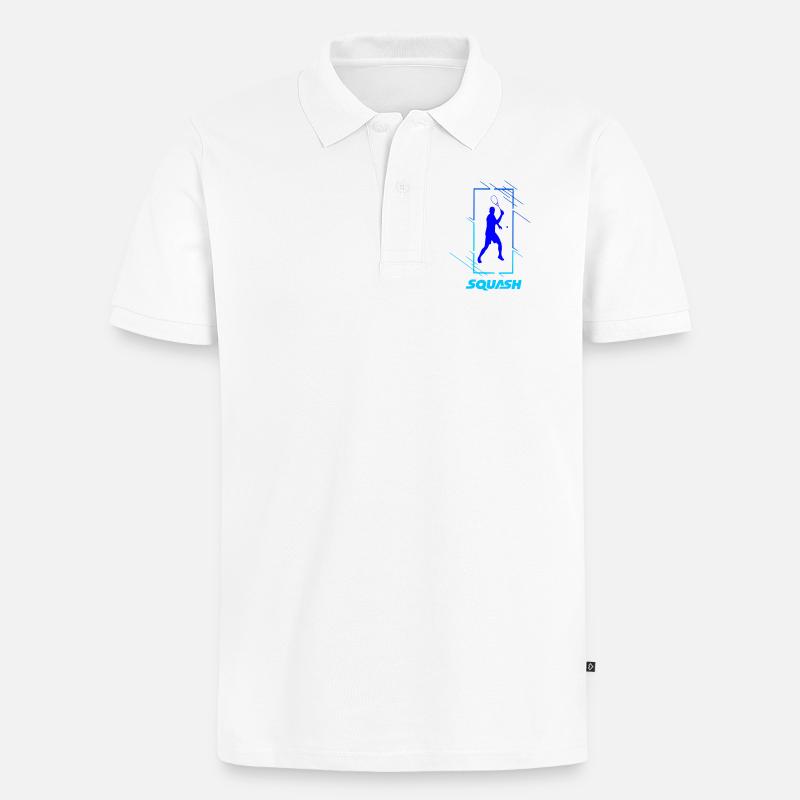 Squash - Polo bio Premium Homme - blanc