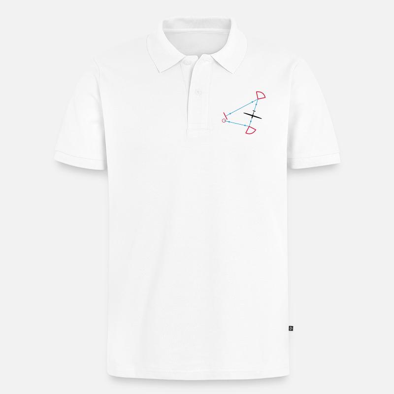 glider competition - Polo bio Premium Homme - blanc