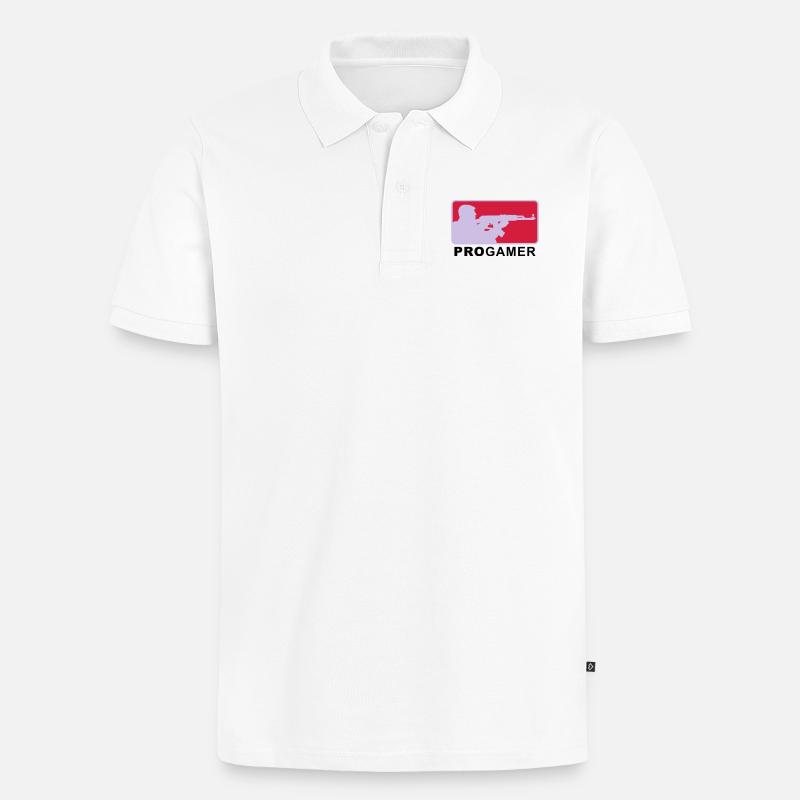 progamer_2011_4_3c - Polo bio Premium Homme - blanc