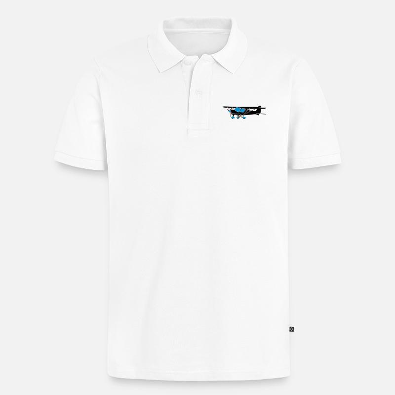 C42 - Polo bio Premium Homme - blanc