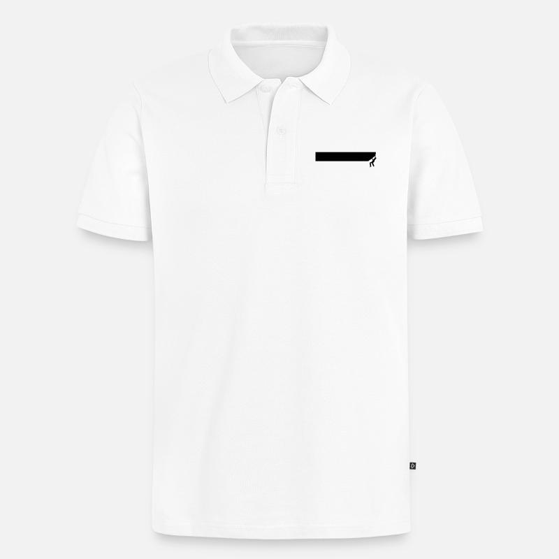 Kletterer - Männer Premium Bio Polo Shirt - Weiß