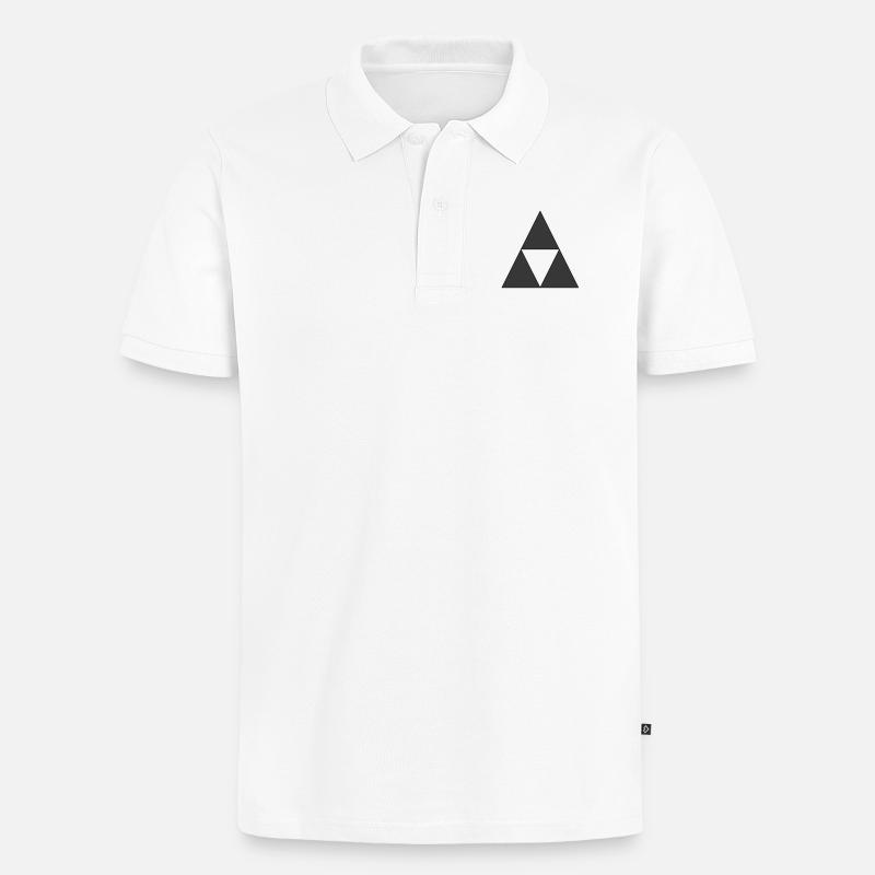tri-force - Polo bio Premium Homme - blanc