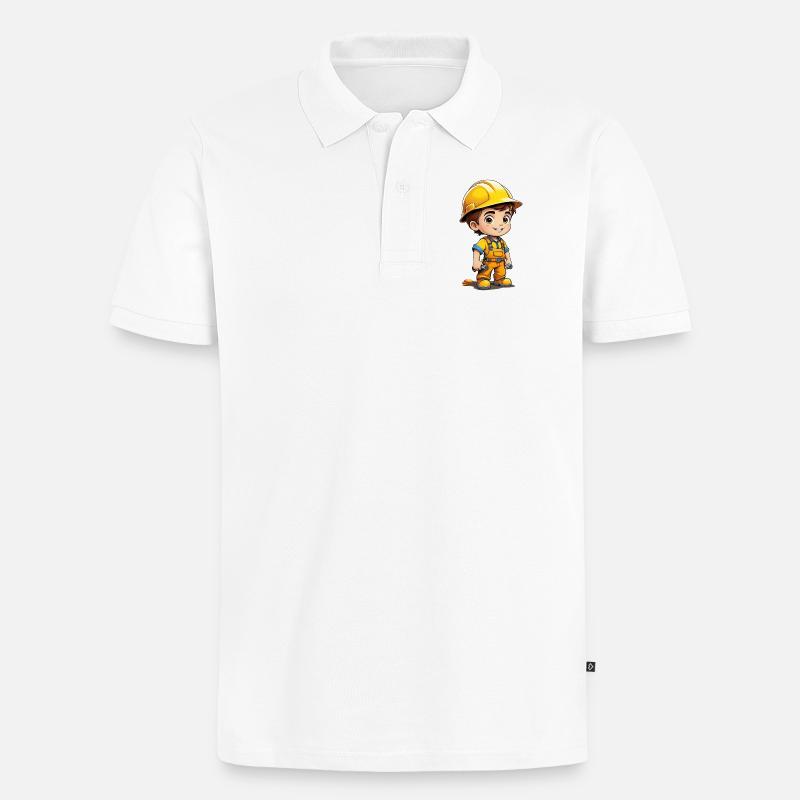 Constructeur - Polo bio Premium Homme - blanc