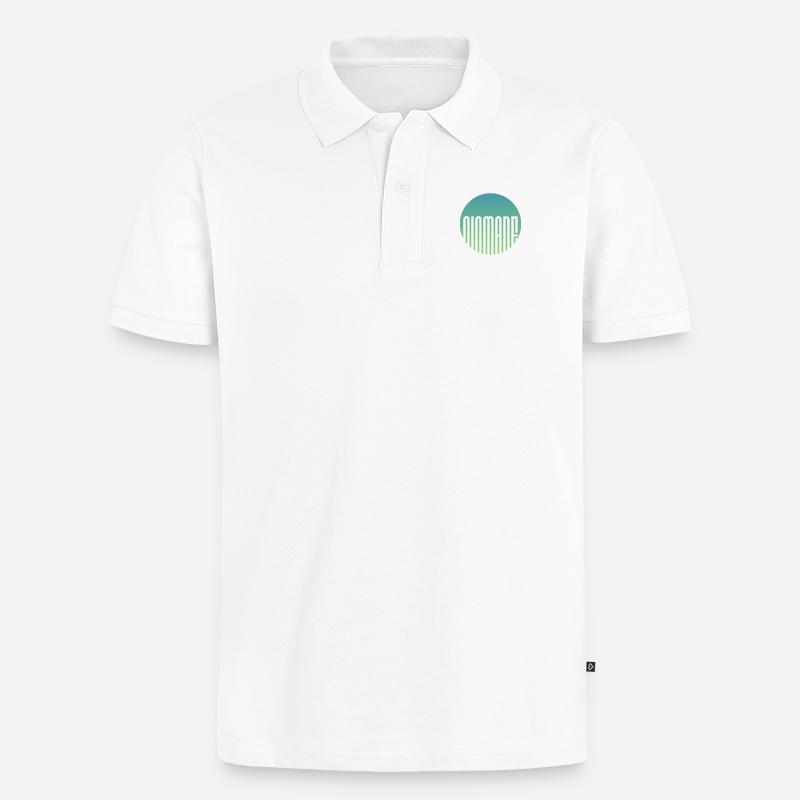 NEIN... WACH oder NICHT - Männer Premium Bio Polo Shirt - Weiß