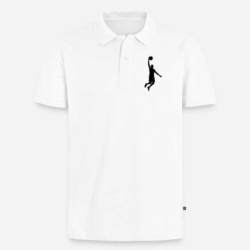 Basketteur - Polo bio Premium Homme - blanc