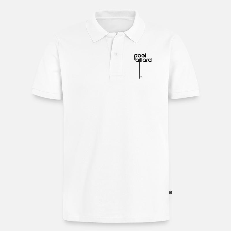 PISCINE - Polo bio Premium Homme - blanc